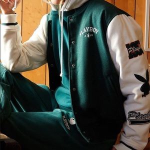 Pacsun Playboy Varsity Jacket